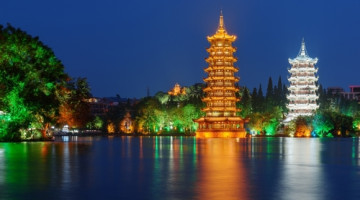 Guillin pagodas