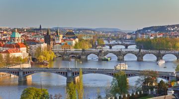 Puente San Carlos en Praga