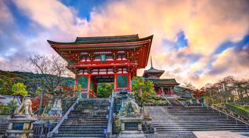 temple gate Kyoto, Japan